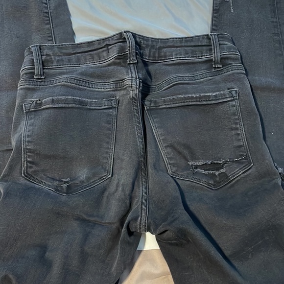 Flying monkey size 26 stretch black destroyed jeans - Picture 5 of 7